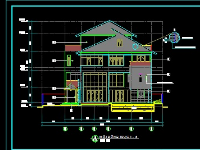 bản vẽ thiết kế,thiết kế bản vẽ thi công,bản vẽ biệt thự đẹp,bản vẽ biệt thự 11x21m